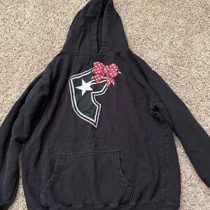 Famous Stars & Straps Youth Hoodie with PolkaDot Bow